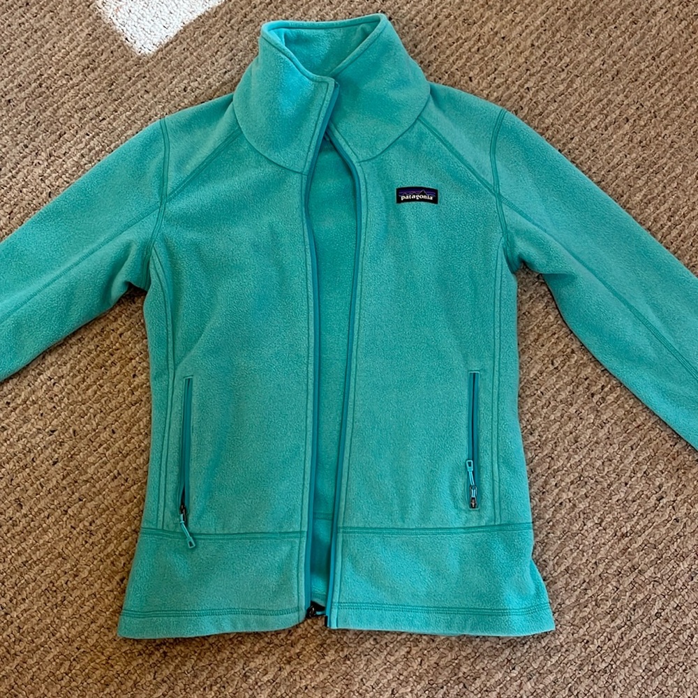 Small Blue Fleece Patagonia Zip Up Jacket